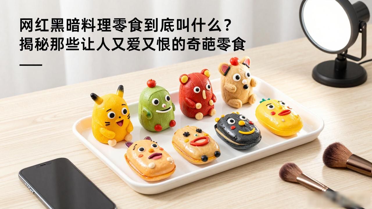 黑暗料理吃的视频_抖音黑暗料理网红_网红用黑暗料理做的零食叫什么,